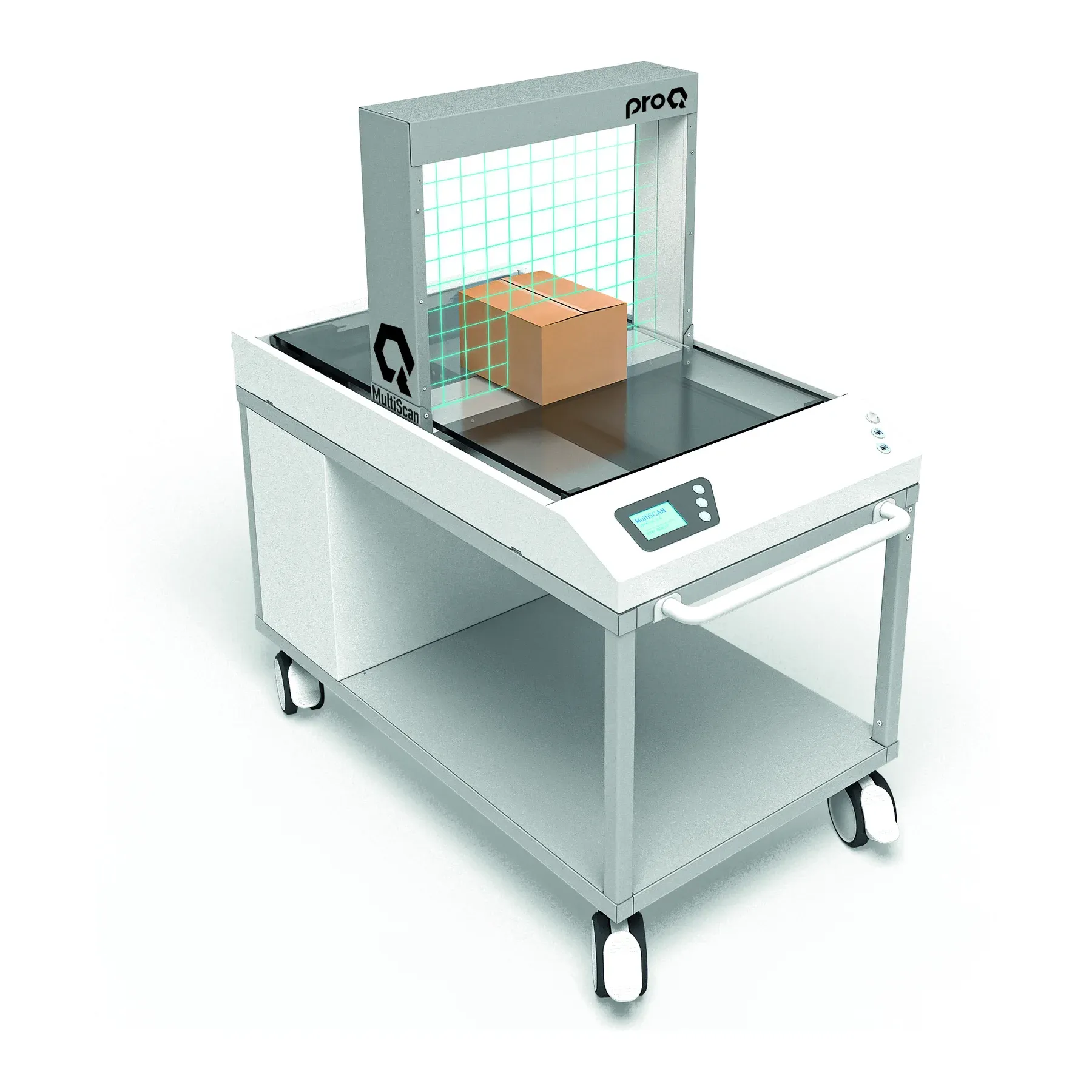 Paket im proQ MultiScan zur Erfassung von Dimensionen, Gewicht und Produktbild